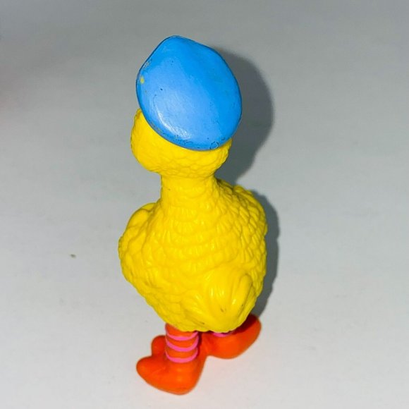 Muppets Inc Tara Toy Big Bird Sesame Street Muppet Yellow Blue Hat Kids Toy - Picture 4 of 5